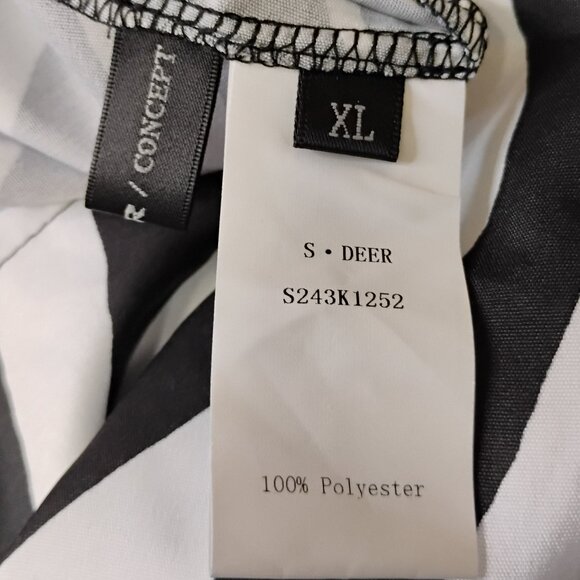 S-DEER Long Sleeve Zebra Pattern Dress – Size XL – New with Tags - Picture 14 of 16